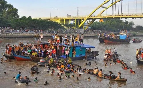 Tradisi Petang Megang di Pekanbaru Tetap Digelar, Lebih Sederhana Tanpa Arak-Arakan