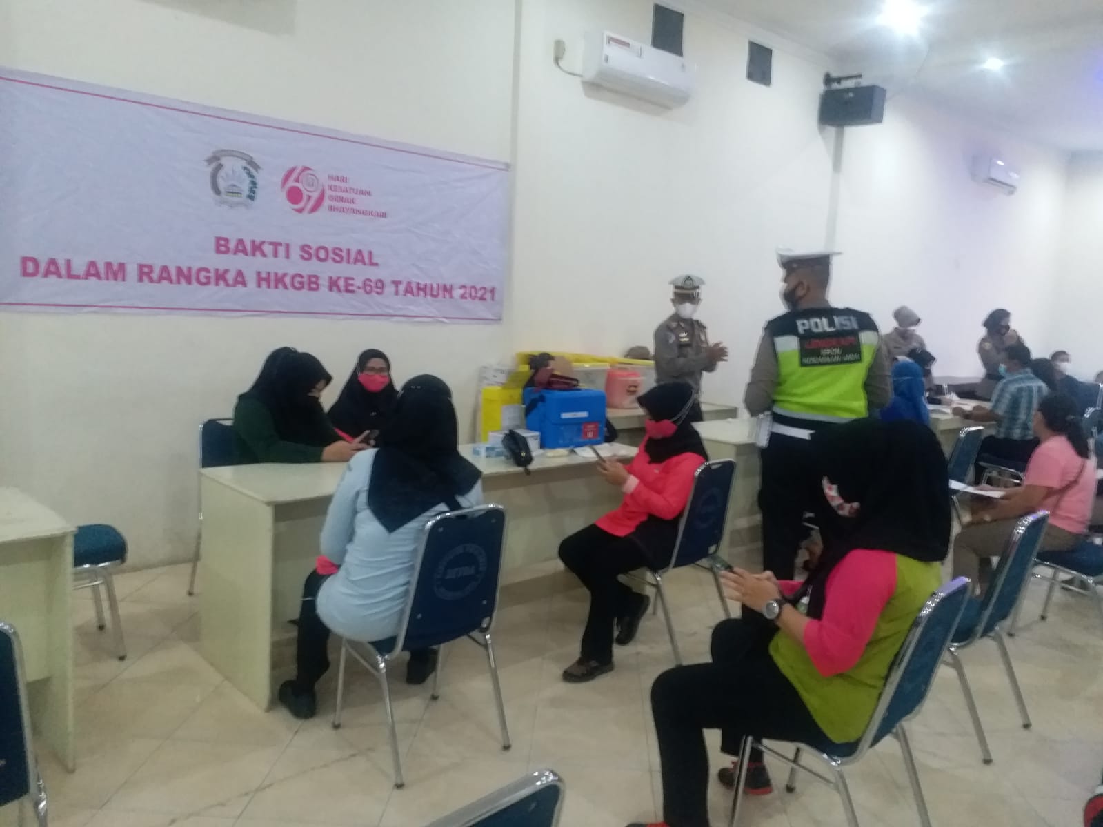 Polres Pelalawan Kembali Gelar Vaksinasi Lanjutan