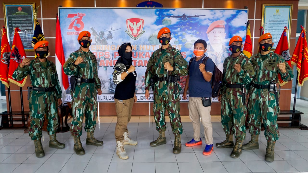 F3 Agency Media Partner Ikut Sukseskan HUT Korps Paskhas Ke-73 di Yonko 462 Paskhas Pulanggeni