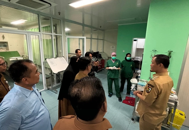 Sidak RSD Madani, Wali Kota Pekanbaru Temukan Rumah Sakit Sepi Pasien