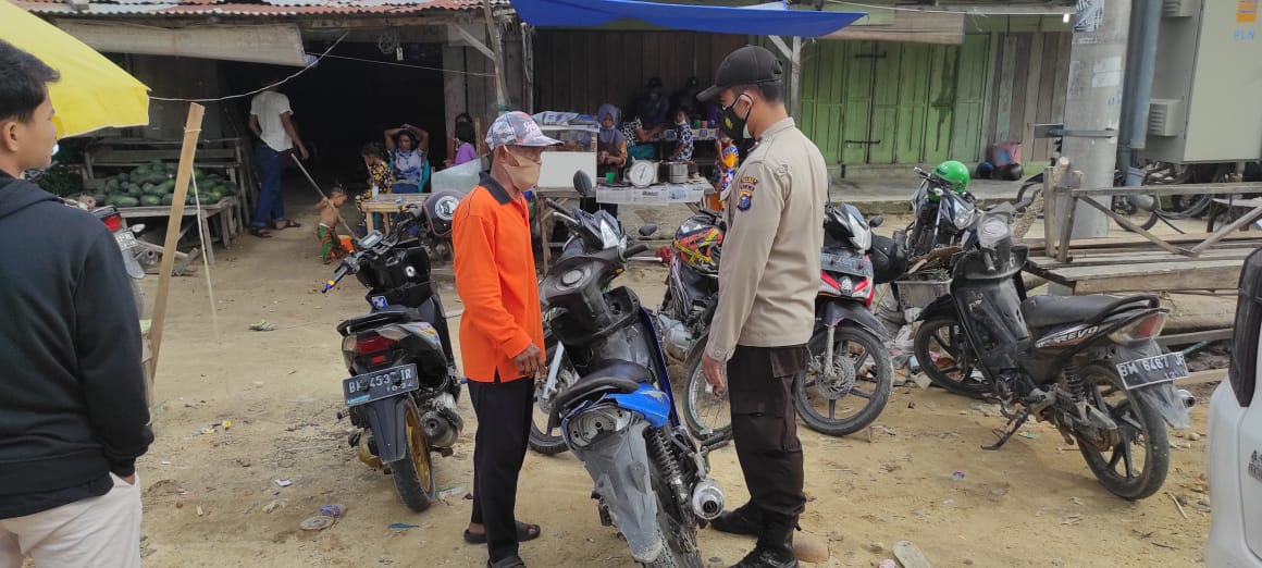 Antisipasi Kriminalitas, Wilayah Langgam Pelalawan di Jaga Ketat Aparat Kepolisian