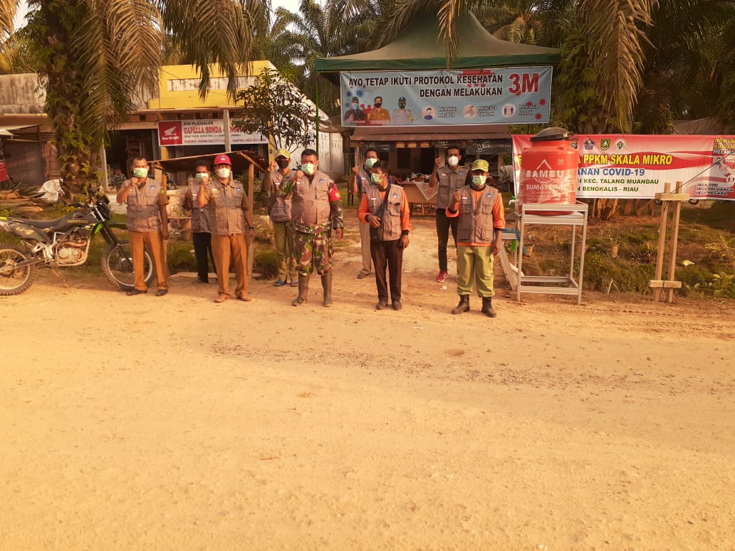 Pemdes Tasik Serai Dirikan Posko PPKM