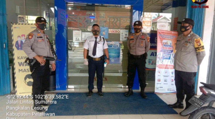 Di Tengah Pandemi Covid-19, Polsek Pangkalan Lesung Gencar Laksanakan Patroli C3