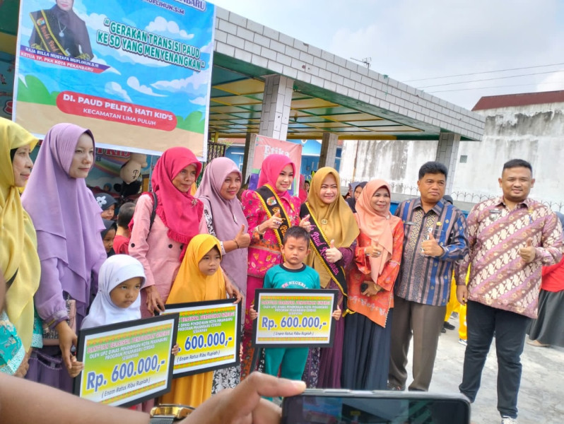 Kepala Disdik Pekanbaru Dampingi Bunda PAUD Dalam Monev Program Transisi PAUD ke SD yang Menyenangkan