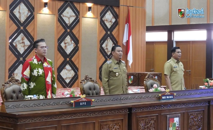 Dipimpin Wakil Walikota, Kepala BPKAD Pekanbaru Ikuti Rapat Entry Meeting Pemeriksaan Pendahuluan atas Laporan Keuangan