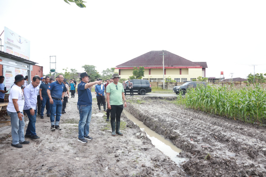 Kapolda Riau Tinjau Dua Lahan Ketahanan Pangan, Dorong Implementasi Program Prioritas Presiden