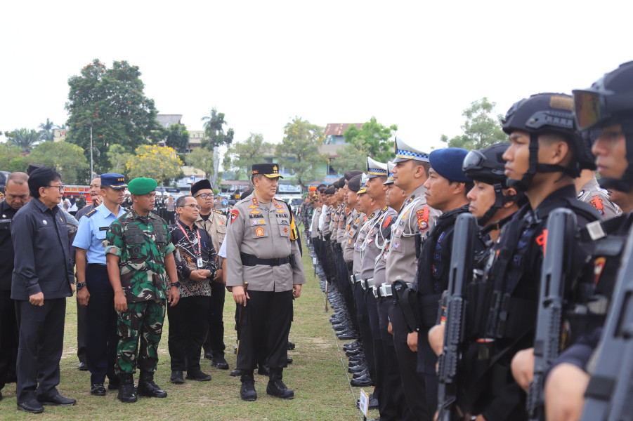 Apel Gelar Operasi Mantap Praja LK 2024, Ribuan Personel Siap Amankan Pilkada