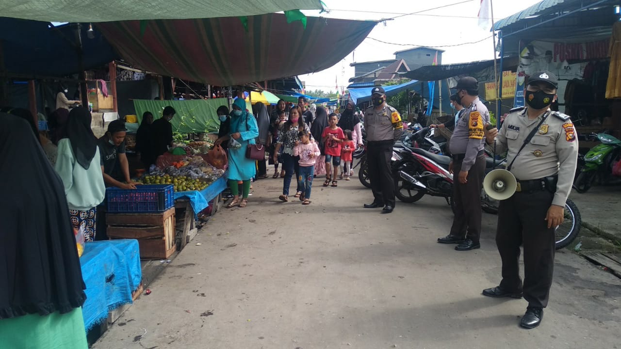 Polsek Kuala Kampar Tingkatkan Penanganan Covid-19 di Wilayahnya