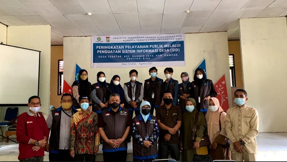 Mahasiswa Kukerta Integrasi Abdimas Universitas Riau Gelar Workshop II di Desa Teratak