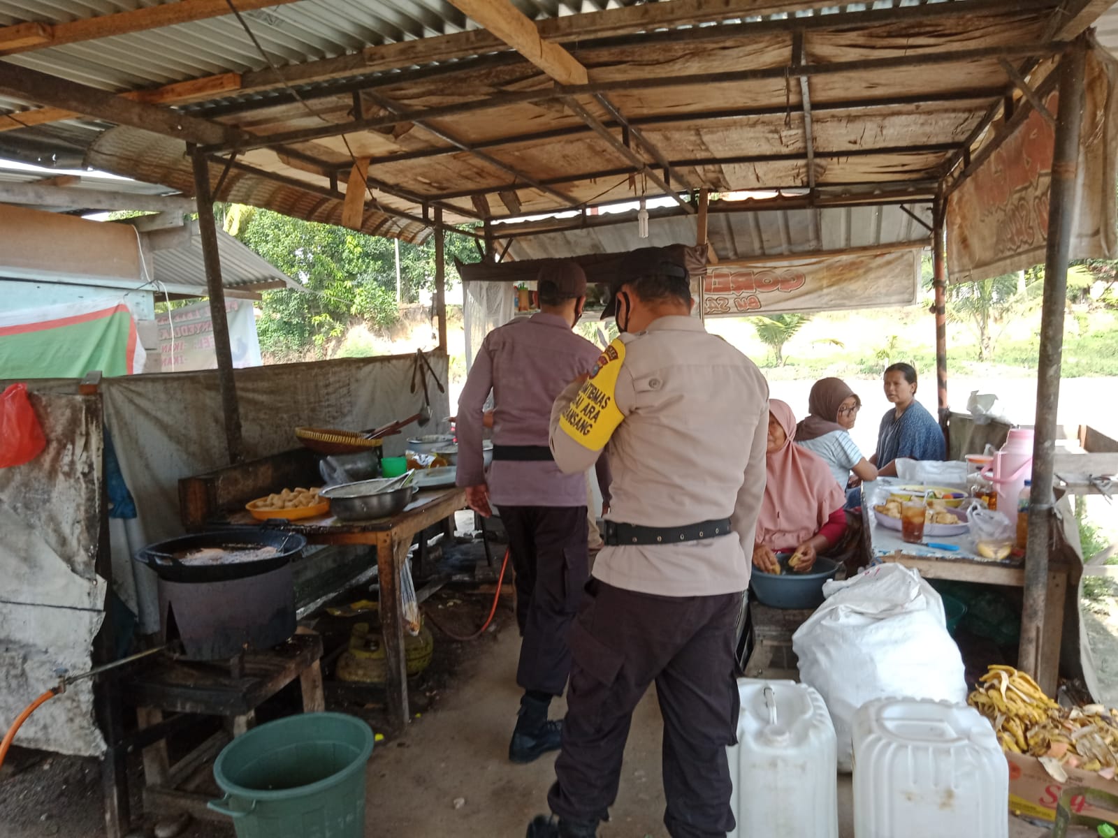 Lindungi Wilkum dari Covid-19, Polsubsektor Pelalawan Gencar Laksanakan Operasi Yustisi