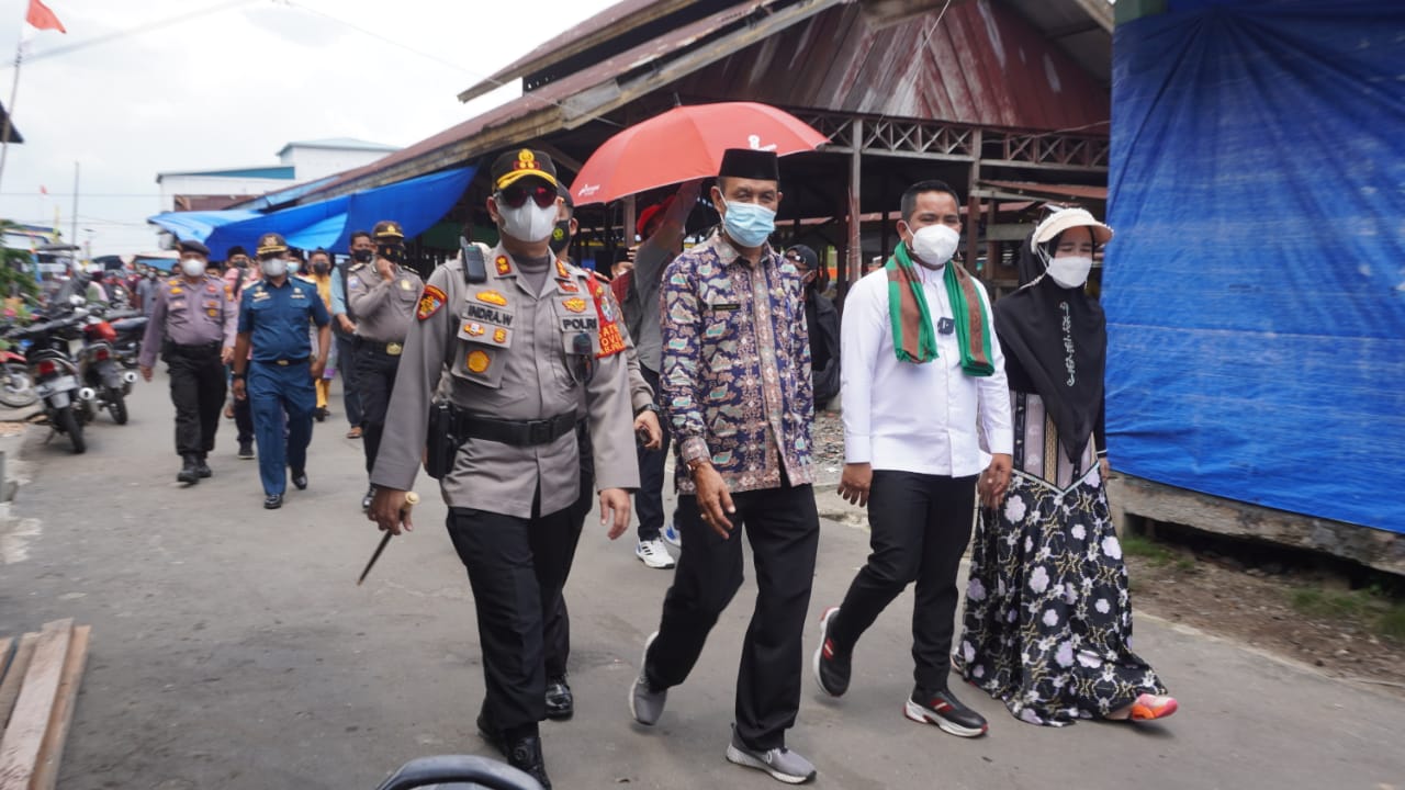 Kapolres Pelalawan Bersama Forkopimda Kunker ke Kecamatan Kuala Kampar