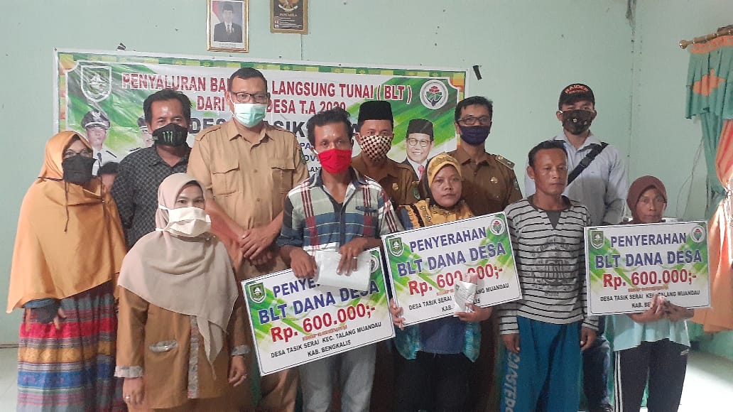 150 KK di Desa Tasik Serai Terima BLT-DD Tahap II
