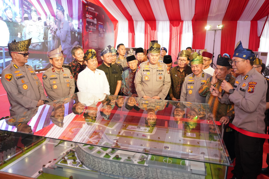 Polda Riau Gelar Groundbreaking RS Bhayangkara Presisi dan Peresmian Fasilitas Pelayanan Publik Berbasis Informasi Teknologi