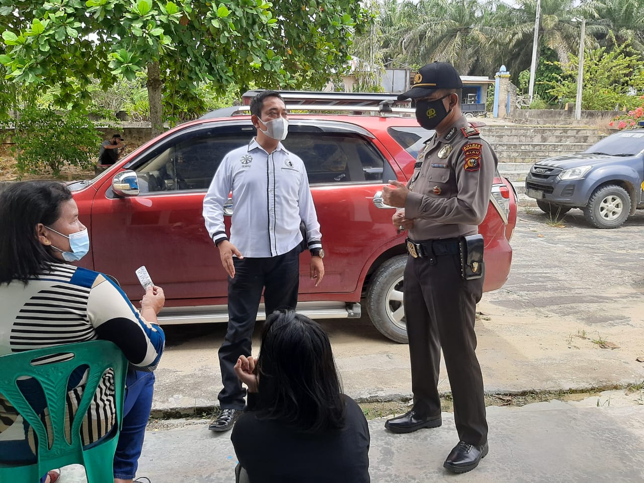 Kapolsek Ukui Ajak Tokoh Masyarakat Untuk Sukseskan Giat Vaksinasi
