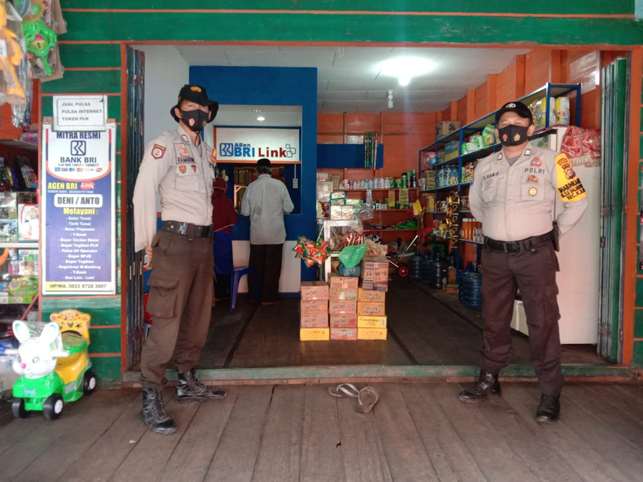 Jelang Pilkada, Polsek Kuala Kampar Laksanakan Giat KRYD di Pusat Keramaian