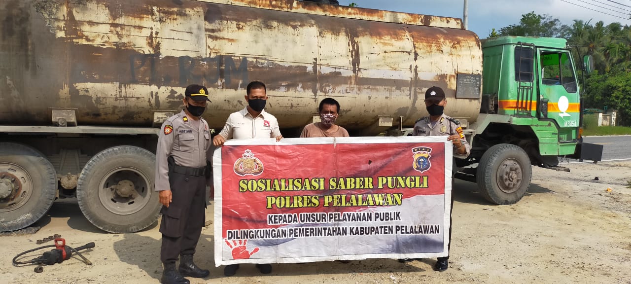 Pelaksanaan Sosialisasi Antisipasi Pungli di Wilayah Hukum Polsek Bandar Sei Kijang Berjalan Lancar