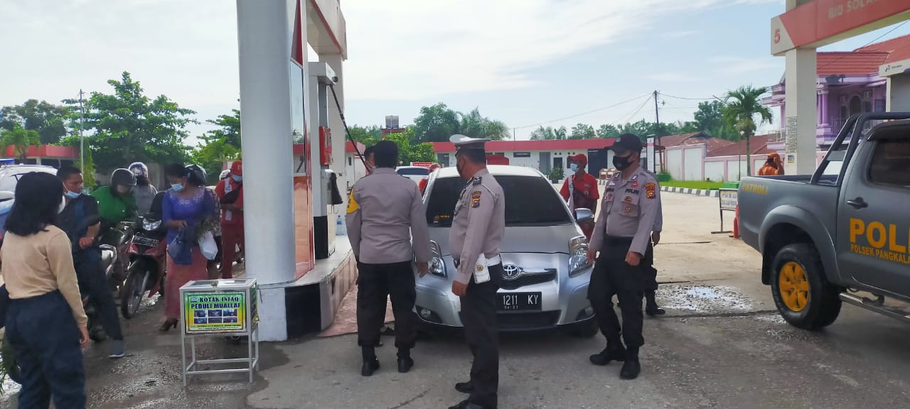 Polsek Pangkalan Kerinci Patroli ke Area Rawan Aksi C3