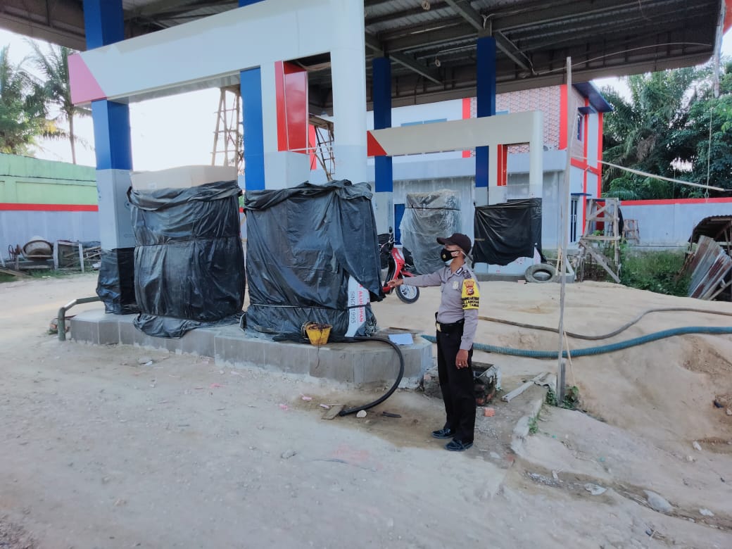 Turun ke Lapangan, Polsek Langgam Pantau Keamanan Masyarakat