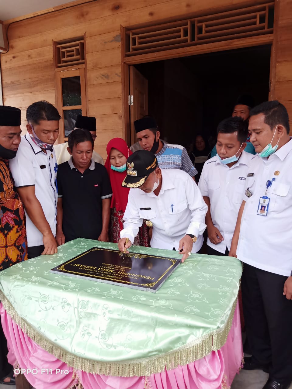 Polsek Teluk Meranti Dampingi Bupati Pelalawan dalam Giat Kunjungan Kerja