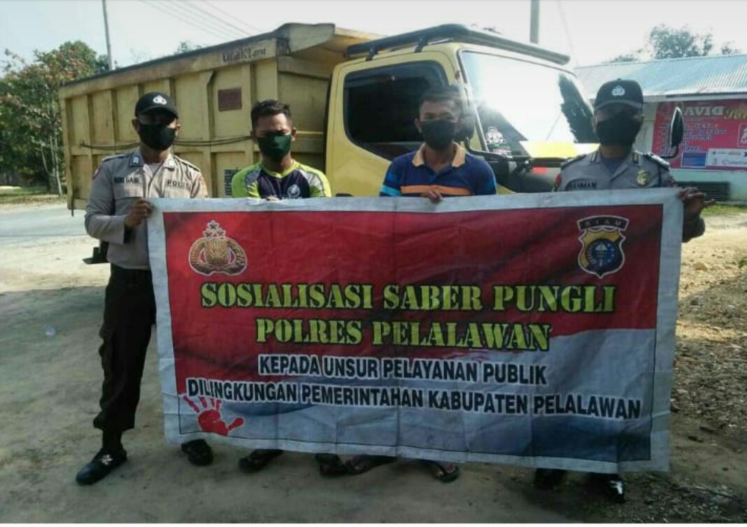 Polsek Bandar Sei Kijang Cegah Pungli di Jalan Lintas Timur