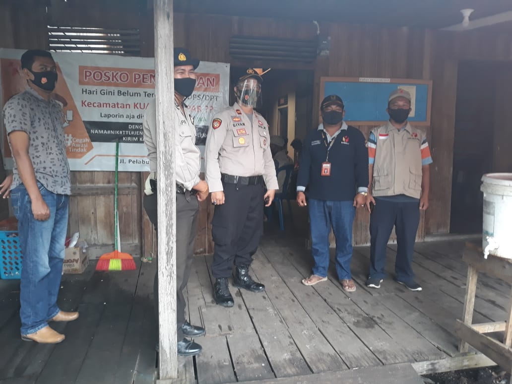 Polsek Kuala Kampar Laksanakan Kegiatan Cipta Kondisi Menjelang Pilkada Pelalawan