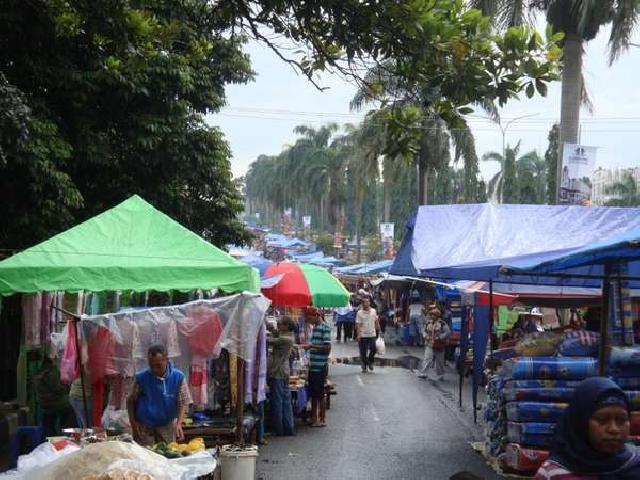 Pasar Kaget di Pekanbaru Bakal Ditertibkan