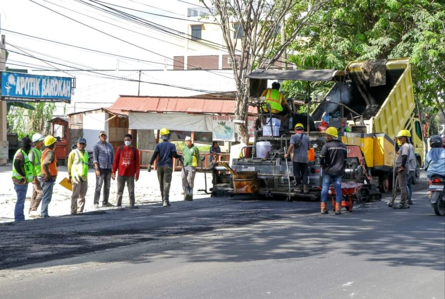 Minggu Depan Dinas PUPR Pekanbaru Berencana Memulai Proyek Overlay Jalan Dahlia