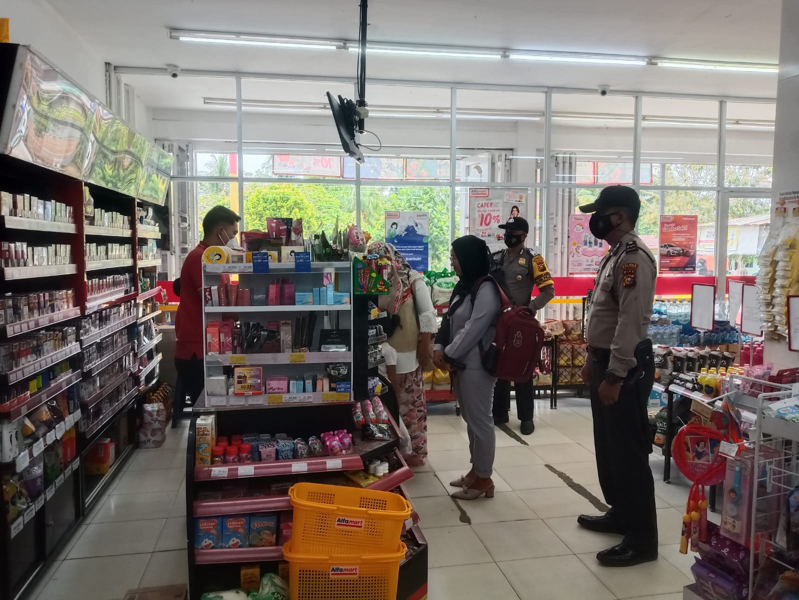 Polsek Pangkalan Lesung Jaga Kamtibnas Jelang Nataru