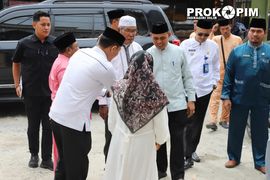 Jelang Musim Haji, Pj Bupati Herman Buka Bimbingan Manasik Haji gabungan di Kecamatan Keritang