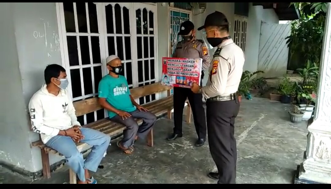 Polsek Banda Sei Kijang Imbau Warga untuk Mematuhi Protokol Kesehatan