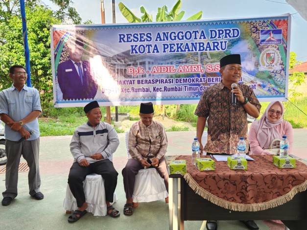 Reses di Dapil, Aidil Amri Terima Keluhan Soal Infrastruktur dan Banjir
