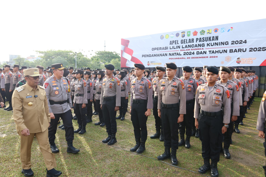 Polda Riau Kerahkan 2.812 Personel dalam Operasi Lilin Lancang Kuning 2024