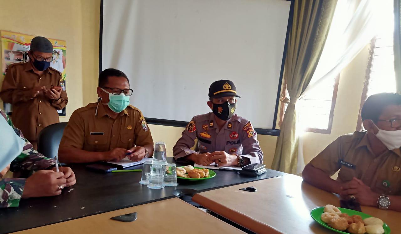 Polsek Pangkalan Lesung Rapat Pembentukan Pos Pantau, Ini yang Dibahas