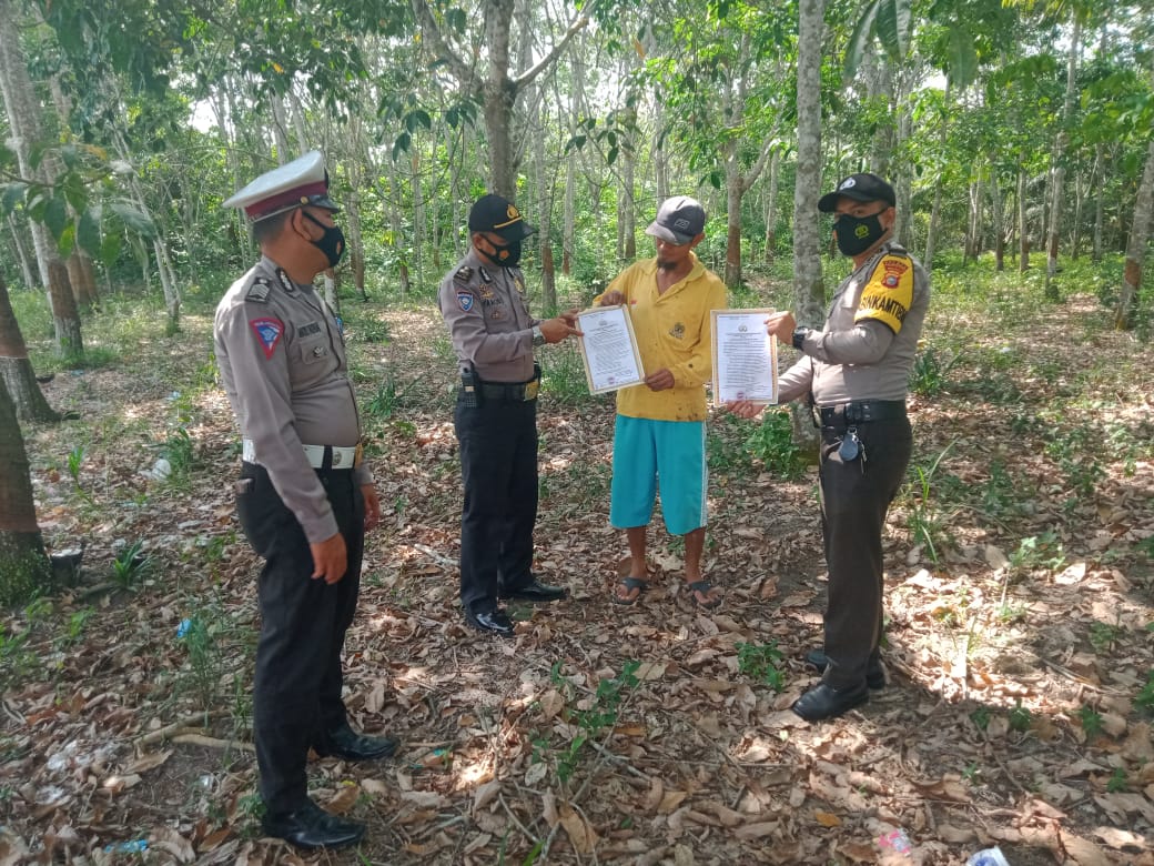 Polsek Pangkalan Kuras Pelalawan Gencar Patroli Antisipasi Karhutla