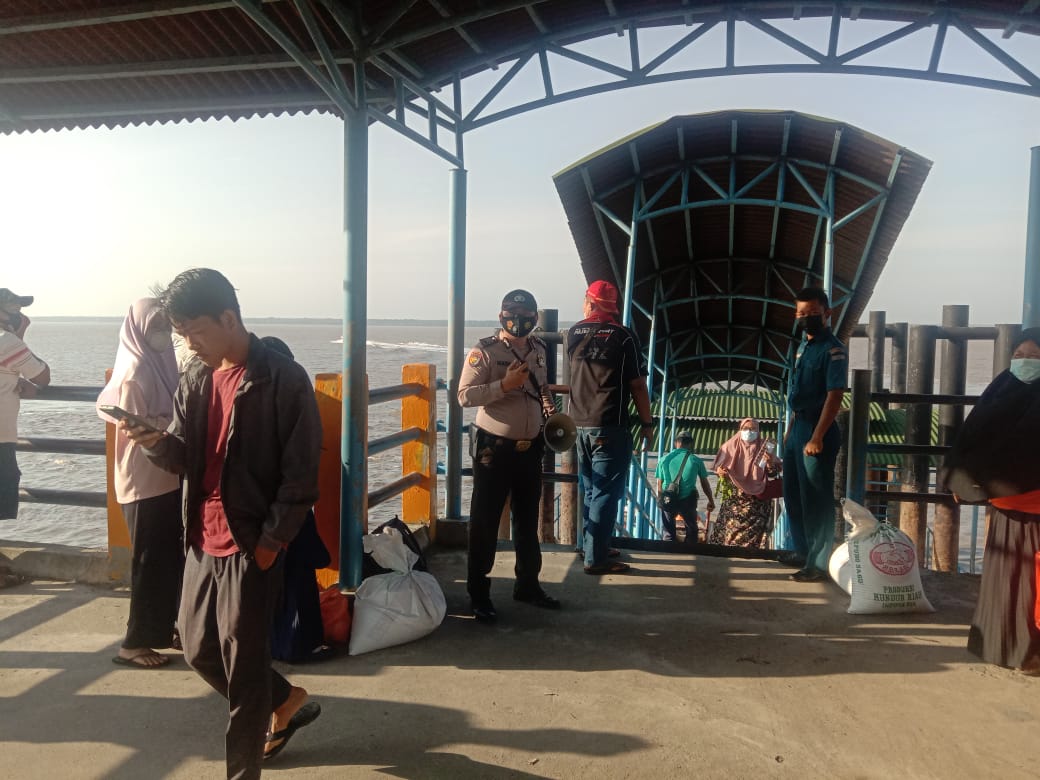 Polsek Kuala Kampar Gelar Operasi Yustisi di Masa PPKM Berbasis Mikro
