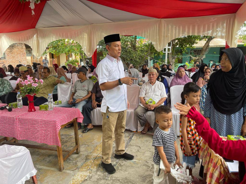 Reses di Kelurahan Limbungan Baru, Warga Aspirasikan Penanganan Banjir, Kesehatan dan UMKM kepada Wan Agusti