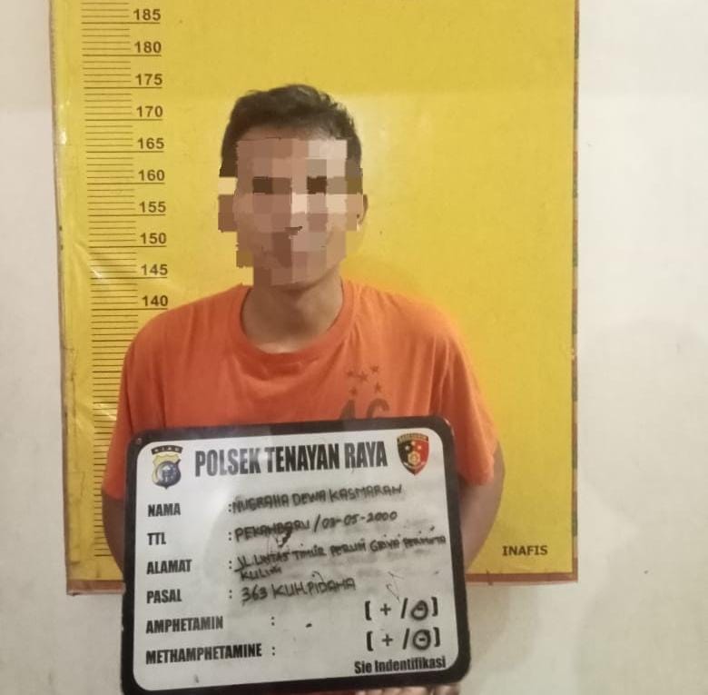 Pelaku Pencurian Sepeda Motor Mahasiswa di Pekanbaru Ditangkap Polisi, Teman Satu Kelompok Masih DPO