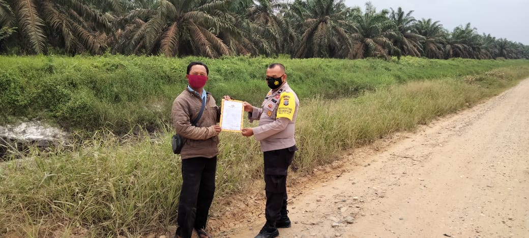 Cegah Terjadi Karhutla, Polsek Bandar Sei Kijang Kembali Patroli