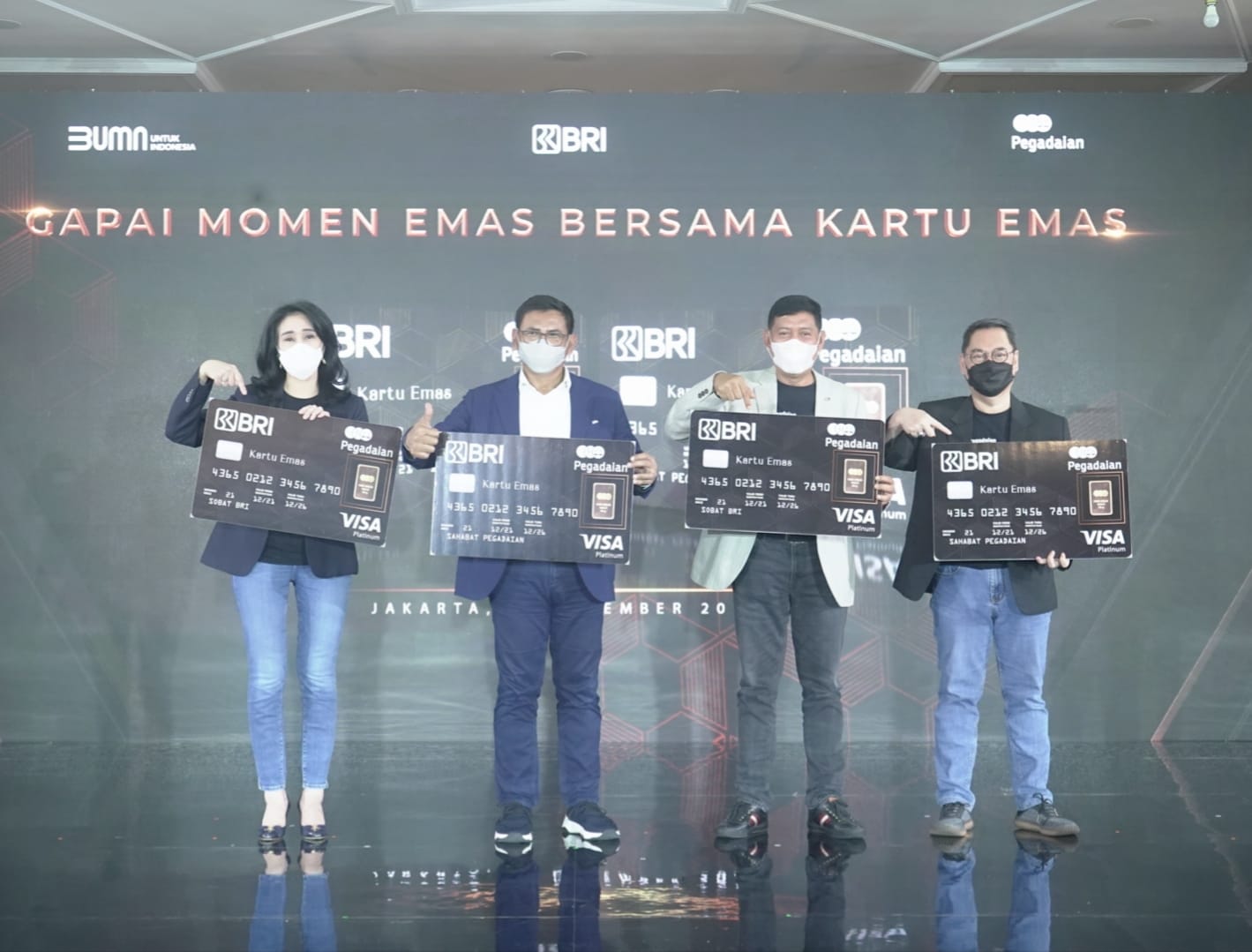 Sinergi BRI dan Pegadaian, Luncurkan Kartu Kredit Berbasis Tabungan Emas Pertama di Indonesia