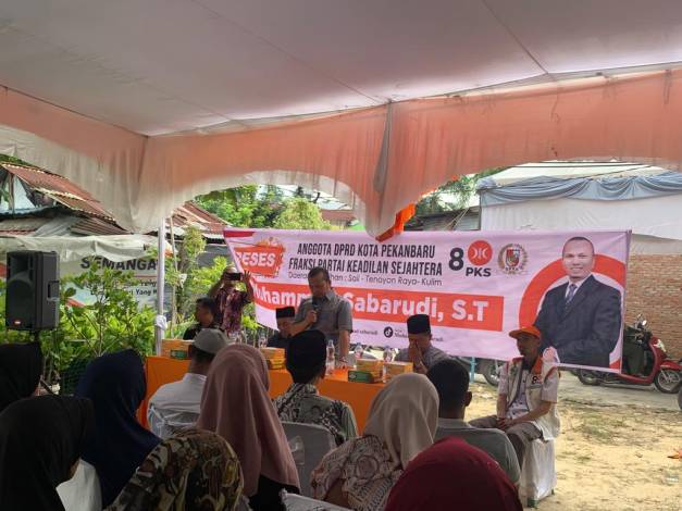 Reses Ketua DPRD Pekanbaru, Warga Sialang Sakti Keluhkan Banjir