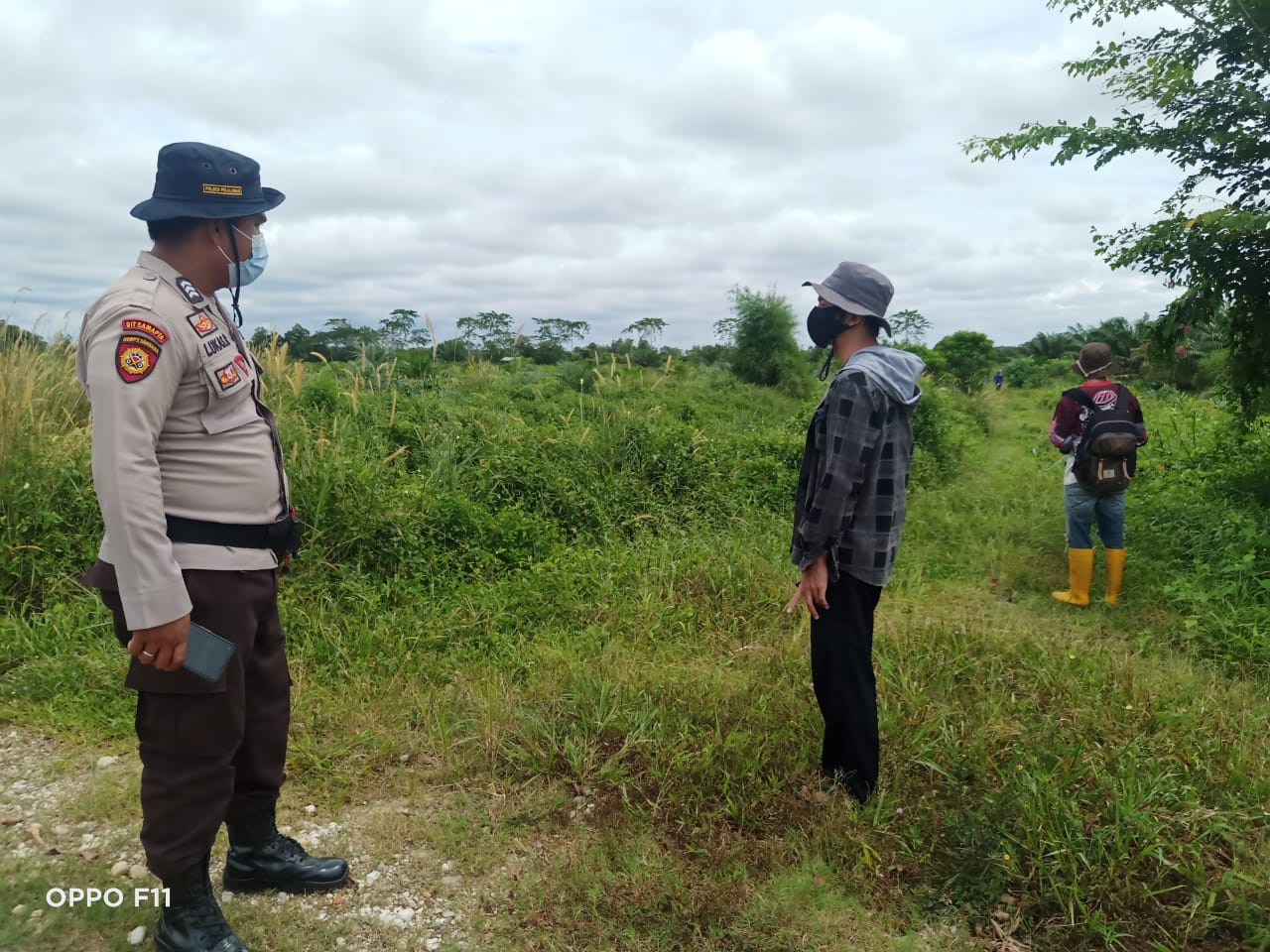 Polsek Pangkalan Lesung bersama MPA Patroli Karhutla
