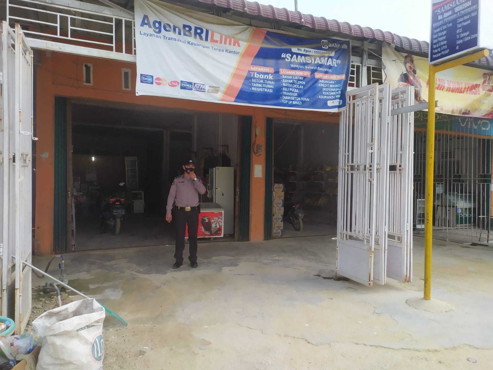 Tingkatkan Keamanan Wilayah, Polsek Langgam Sisir Sejumlah Lokasi