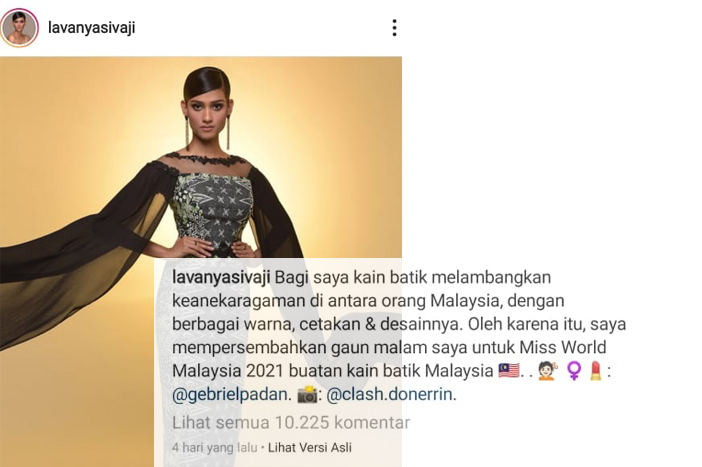 Miss World Malaysia 2021 Dibully Netizen Indonesia