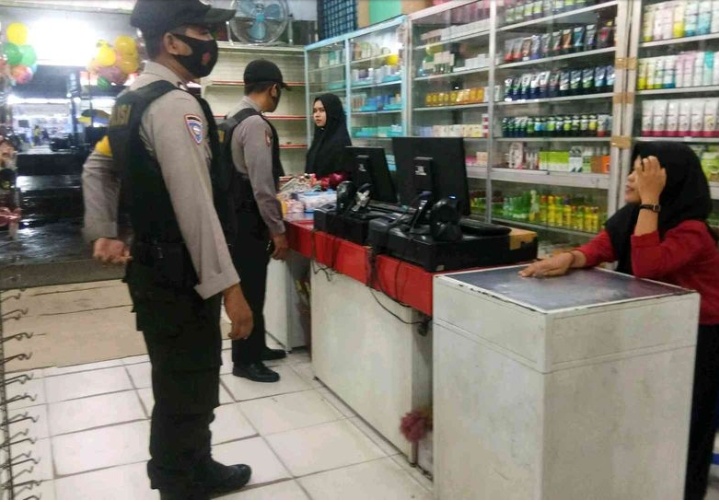 Polsek Pangkalan Kuras Rutin Patroli Cegah C3