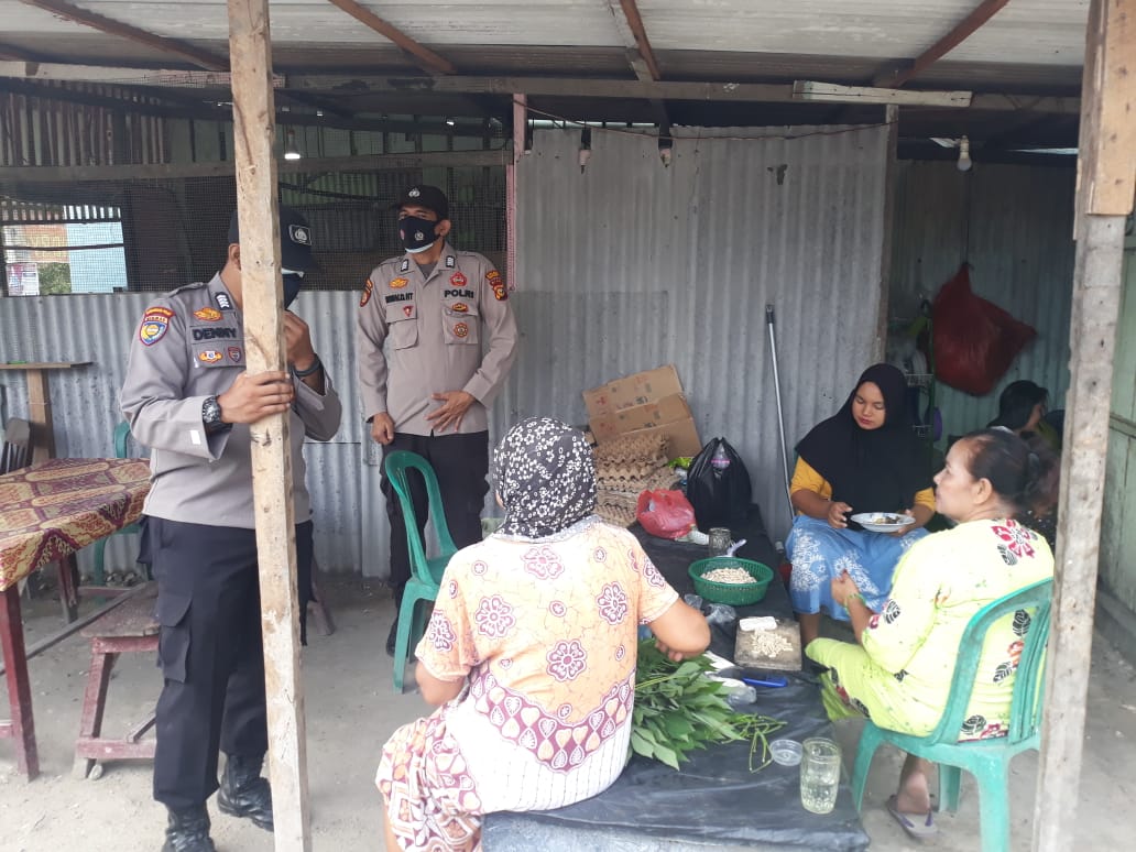 Polsubsektor Pelalawan Rutin Operasi Yustisi di Lalang Kabung