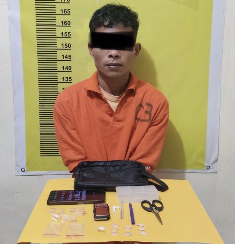 Polisi Ringkus Seorang Warga Desa Seresam, Amankan 1,48 Gram Sabu