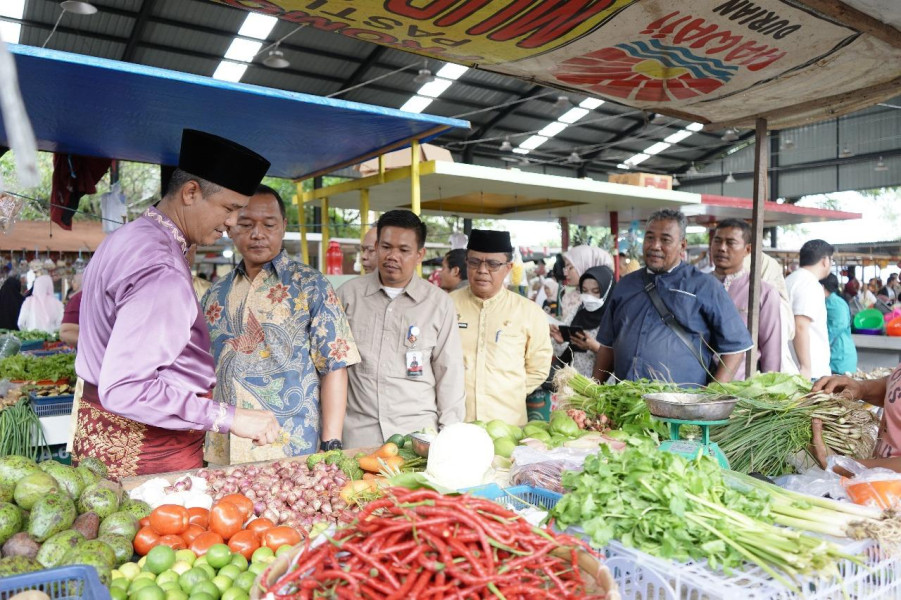 Satgas Pangan Riau Pastikan Stok Bahan Pokok Aman Jelang Ramadan