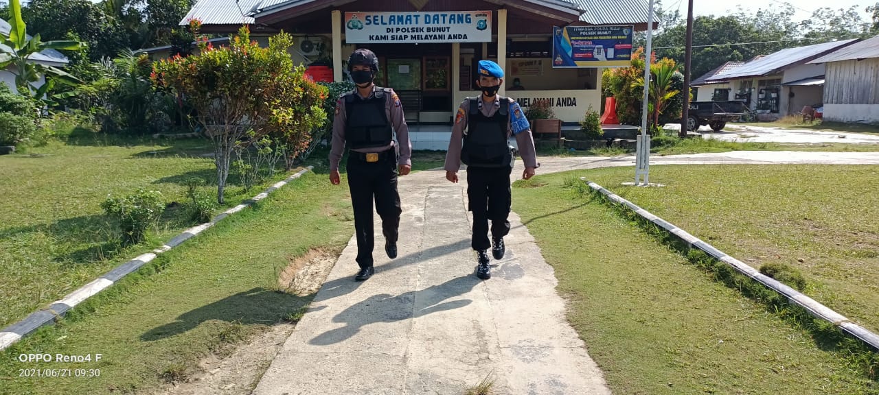 Polsek Bunut Siaga untuk Pengamanan Mako
