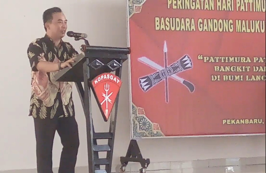 Kadispora Hadiri Peringatan Hari Pattimura ke-206 dan Halalbihalal Basudara Gandong Maluku Provinsi Riau