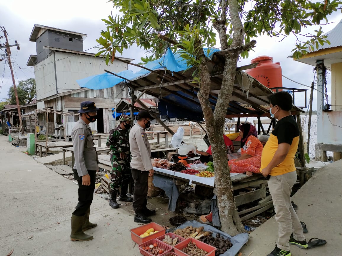 Polsek Teluk Meranti Rutinkan Operasi Yustisi Protokol Kesehatan di Wilayah Binaannya